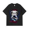 275 GSM Washed T-shirts 100% Cotton Solo Leveling V9 Print Unisex Heavy Cotton T Shirt