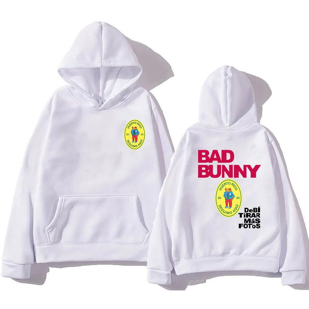 DTMF Debí Tirar Más Fotos Hoodie BAD BUNNY 2025 Men/women Hoodies Harajuku Aesthetic Winter Clothes Fleece Pullover Sweatshirt