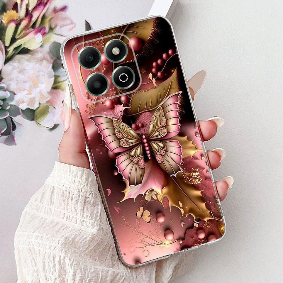 Für Huawei Honor X6 X6s 4G 5G X6a Plus Handyhülle Drache Löwe Tiger Cool Mode Malerei Rückseite Weiches Schwarzes Silikon Hülle