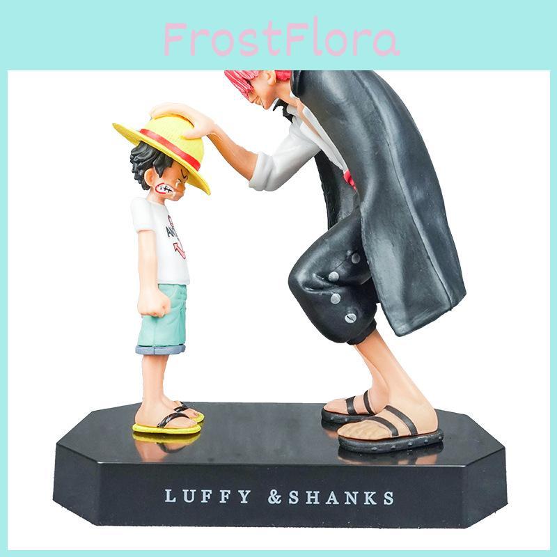 One Piece Pvc Collectible Set Featuring Luffy And Shanks For Anime Enthusiasts