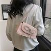 Korean Style Fashionable Bow Chain Shoulder Bag for Women In Spring and Summer New Niche Design Crossbody Small Square Bag for Women