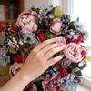 Vintage Peony Wall Decor With Silk Flowers For Home Entryway And Wall Art