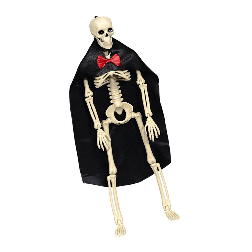 Realistic Plastic Skeleton Bride/Groom Skull Halloween Decoration For Indoor Outdoor Party Scary Theme Events
