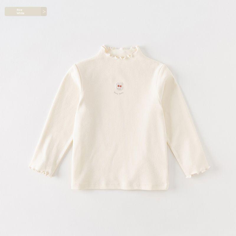 Girl Long Sleeves Baby Inner Wear Blouse Bottoming Shirt