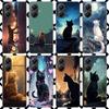 Anime Cat Rain Animal Phone Case for Xiaomi Poco F7 Ultra X7 X6 X5 Pro X4 Gt M8 M7 Redmi 15 15C 13 13C 12 12C Soft Cover Fundas