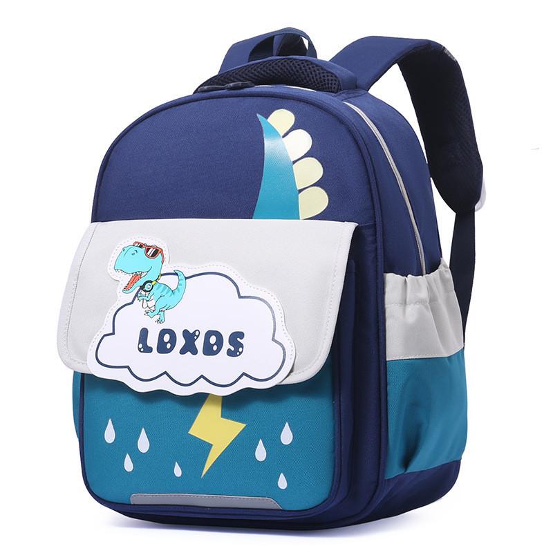 

2024 Cute Cartoon Oxford Backpack For Elementary School Students With Large Capacity Breathable And Ergonomic Unisex темно-синього кольору