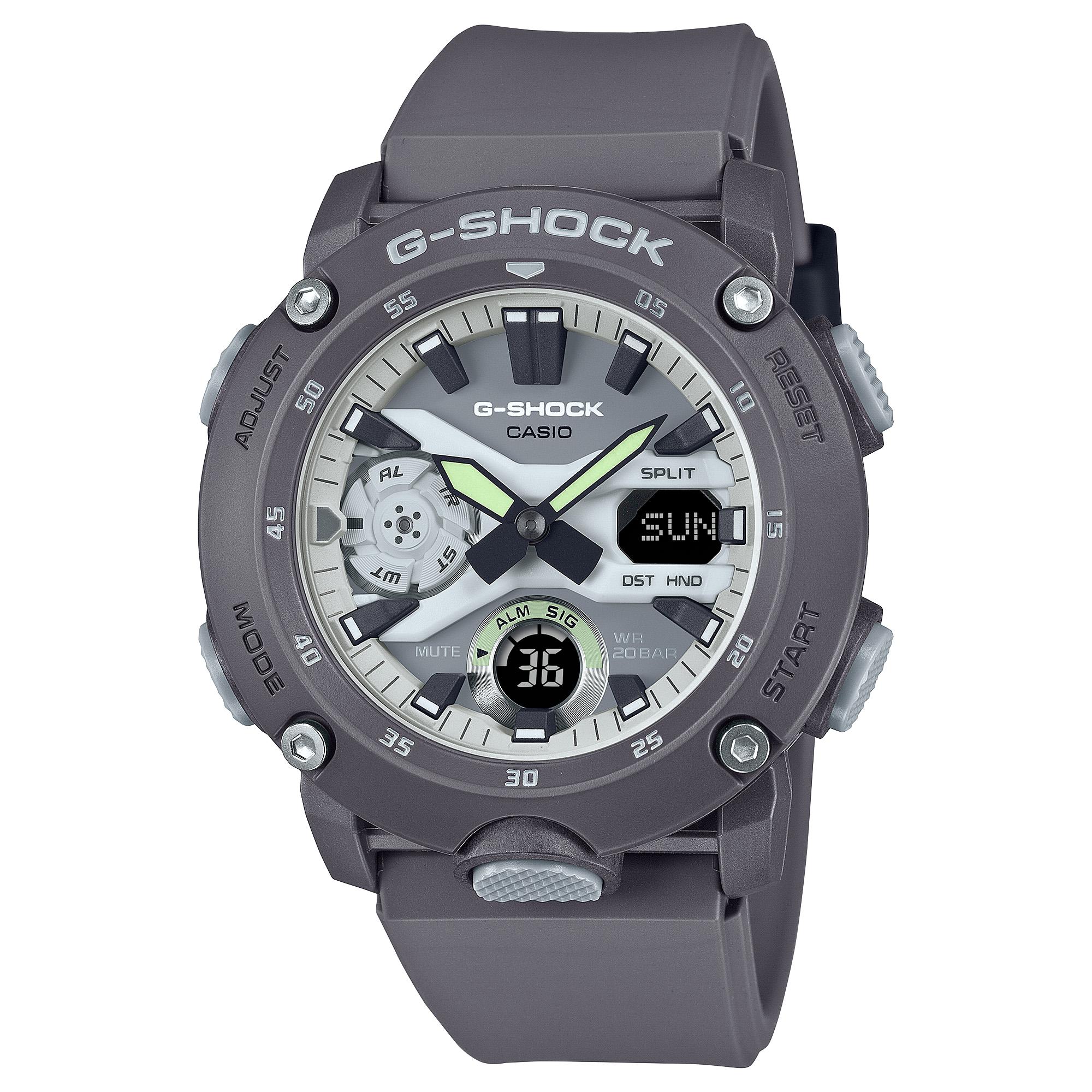 

Casio G-SHOCK Men s Resin 200M Water Resistant Digital Shock Resistant Quartz Watch GA-2000HD-8A серый