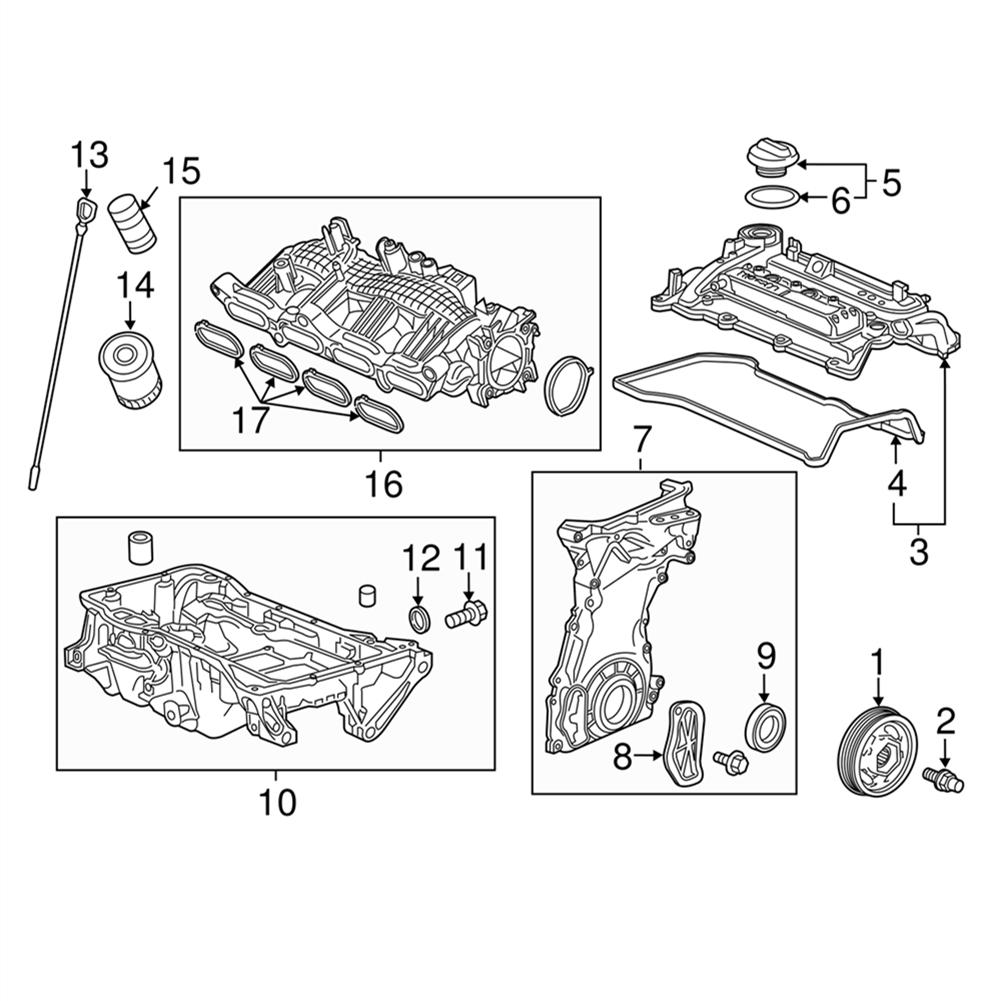 New Aftermarket Replacement For Honda Cover Assembly Cylinder Head 12310-6A0-A01