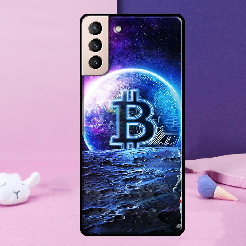 Bitcoin BTC Case For Samsung Galaxy S23 S22 Ultra S21 S20 FE Note 10 20 Ultra S8 S9 S10 Plus Cover