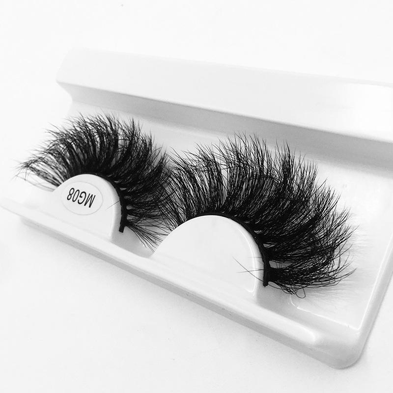 8D False Eyelashes 1 Pair Of Simulated Natural Thick Curled Grafted Eyelashes