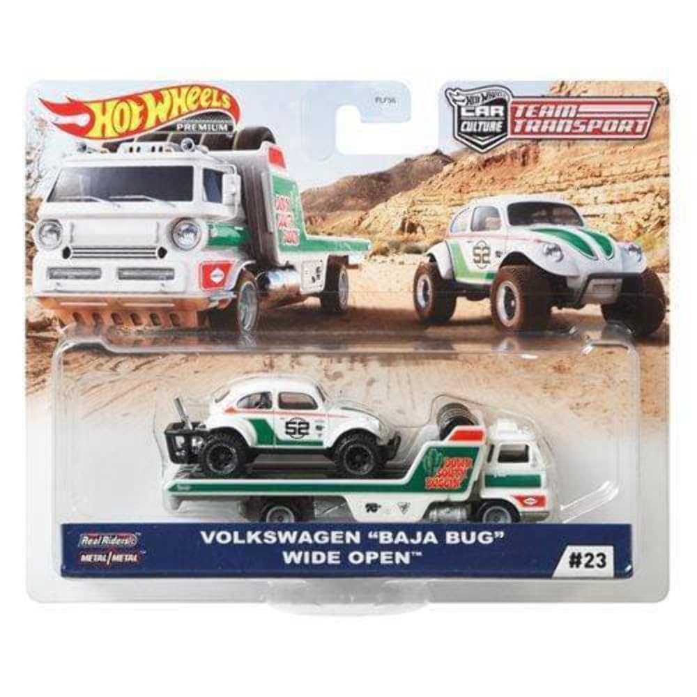 

Hot Wheels Volkswagen Team Transport Baja Bug Wide Open Series #23, 2020