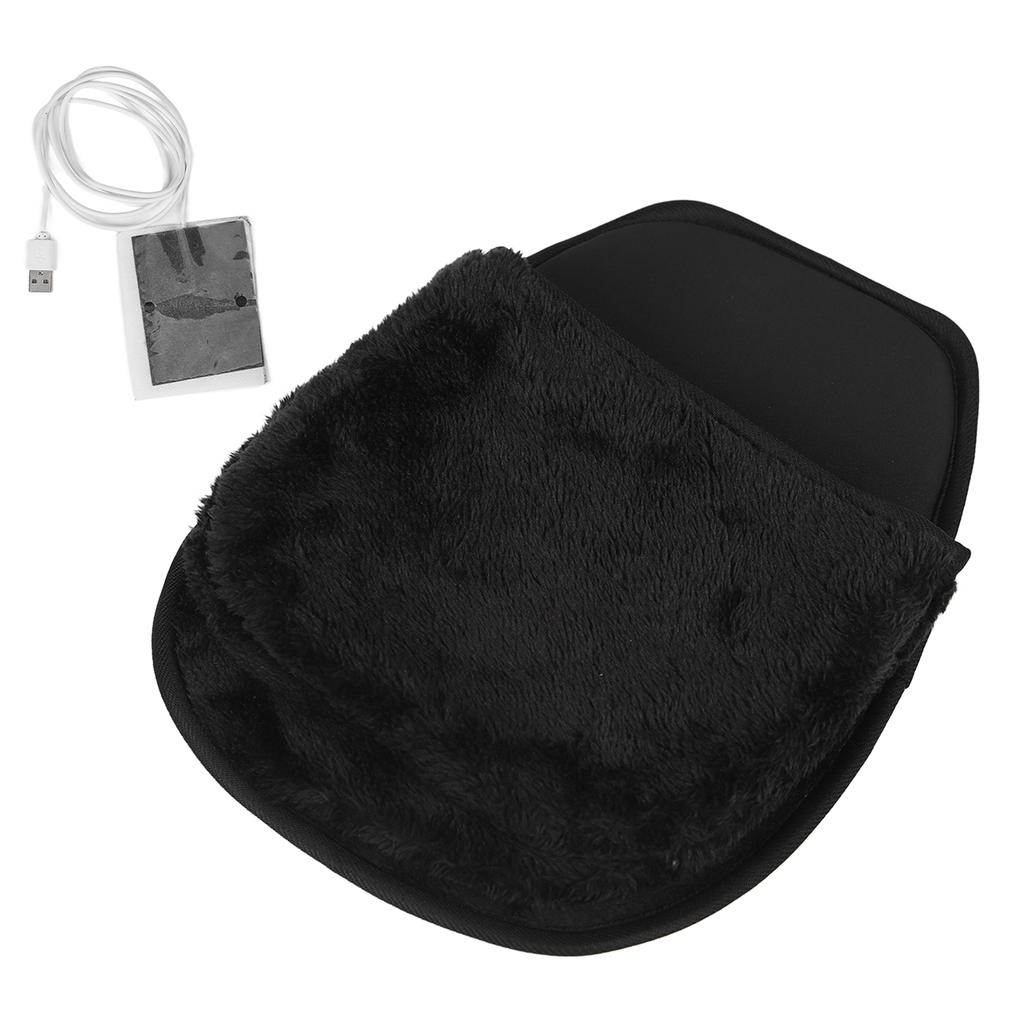 USB Heated Computer Mouse Pad Hand Warmer Roomy Hand Warming Mouse Pad Desk Accessories for Men and