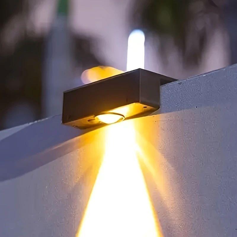 

1/2/4 Solar Outdoor Wall Lights IP65 Waterproof Suitable for Backyard Fence Garden Swimming Pool Holiday Decoration 1PC