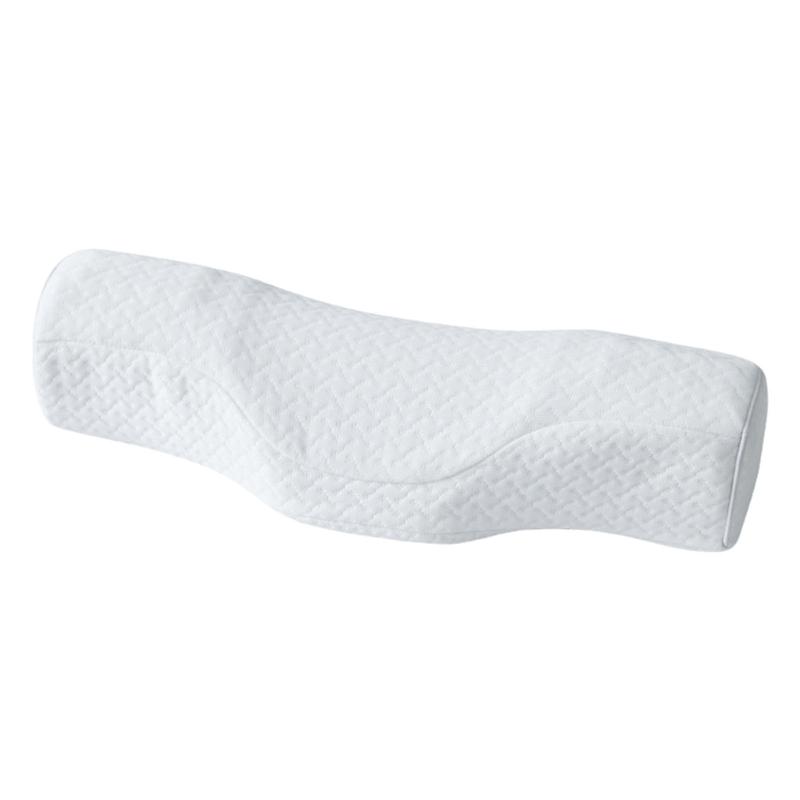 

Comfortable Memory Foam Orthopedic Neck Pillow With Builts In Magnets For Enhances Blood Flows Ergonomic Neck Support белый