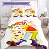 3pcs Duvet Cover Set (1*Duvet Cover + 2*Pillowcase, Without Core), Pippi Longstocking Print Soft All‑Season Bedding Set, Home Bedroom Decor Gift