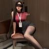Uniforme da Segretaria Seducente Dimagrante: Lussurioso Set di Lingerie OL con Gonna Bodycon