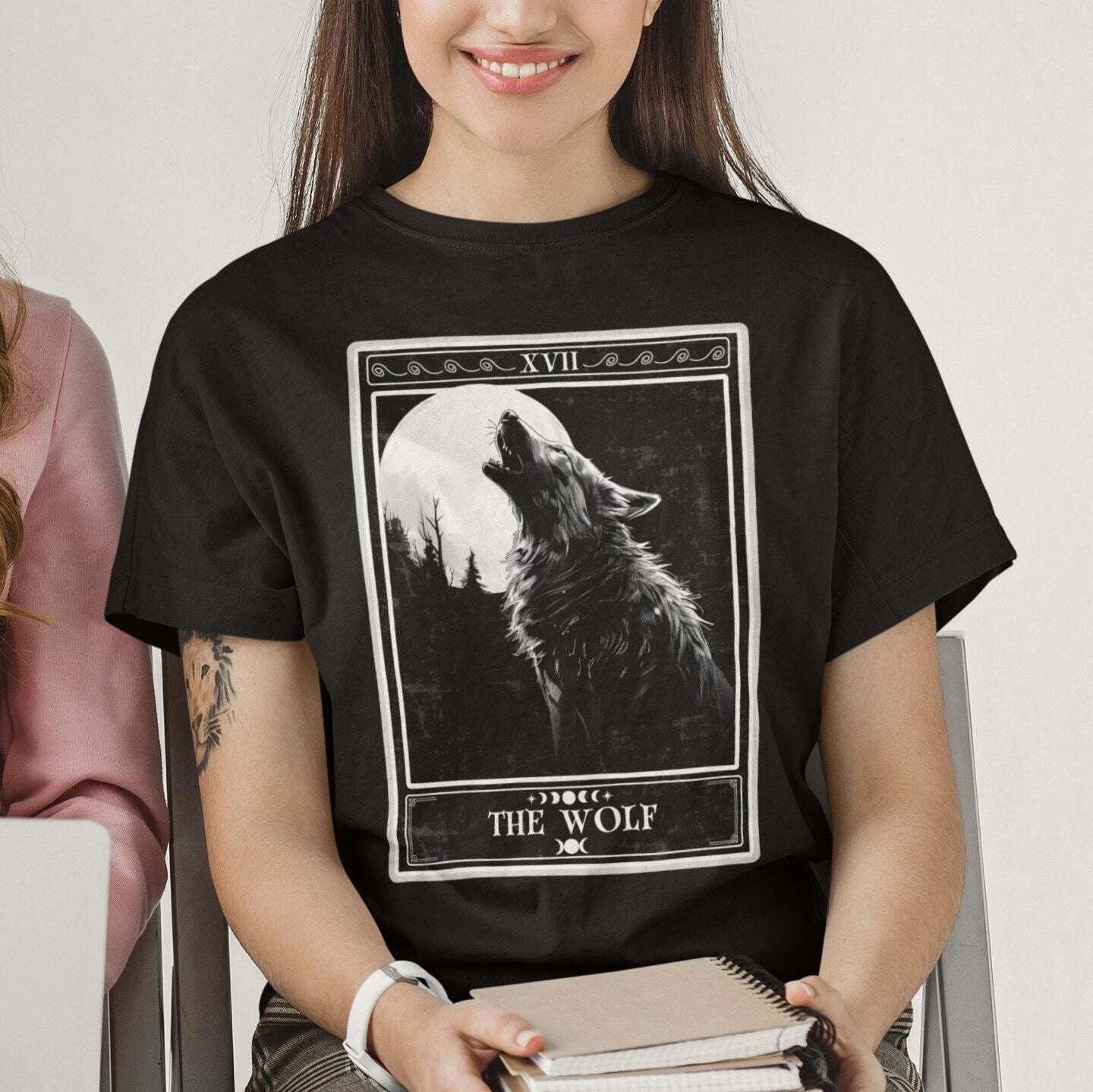 The Wolf Tarot Card Shirt 3XL