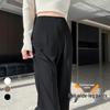 2026 Women's High Waist Micro Flare Casual Floor-Length Wide Leg Pants