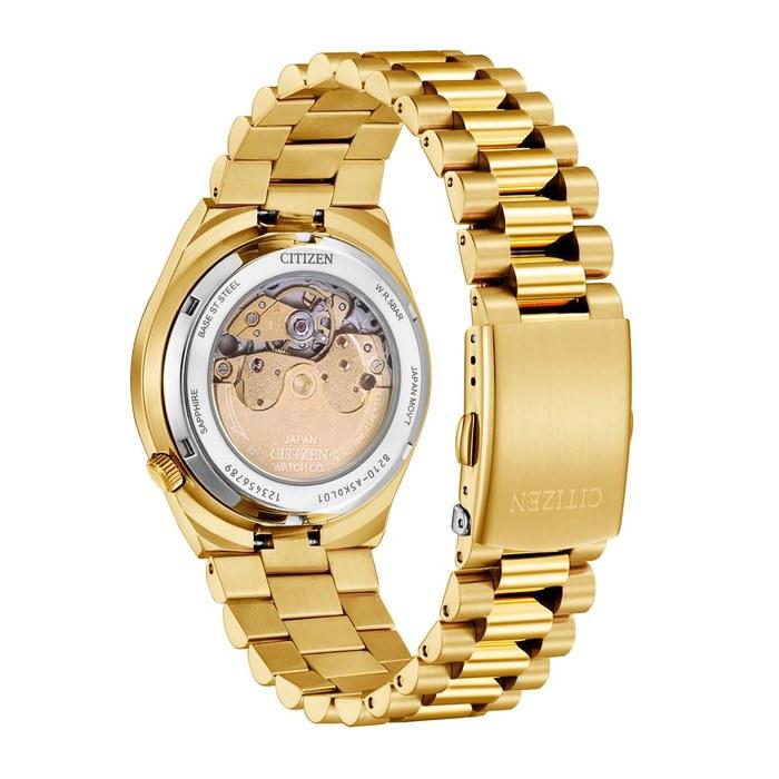 [Citizen] Tsuyosa Automatic Sapphire Glass Red Dial Gold Watch NJ0153-82X, Red, Bracelet