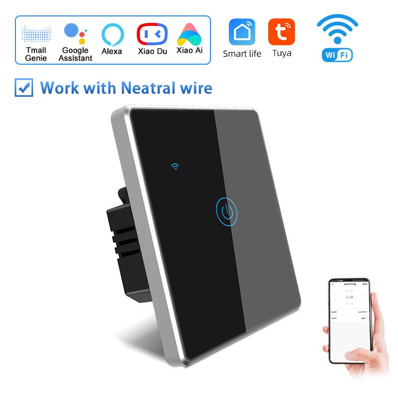 Graffiti EU Smart WiFi Touch Switch with Alexa Voice Control