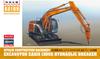 Hasegawa Hitachi Construction Machinery Hydraulic Excavator ZAXIS135US Hydraulic Breaker Specification Machine Plastic Model 66109 1/35