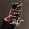 New Year 2025 Calendar Pattern Mirror Acrylic Phone Case For iPhone 16 15 14 13 12 11 Pro Max XS X XR 7 8 Plus Shockproof Cover