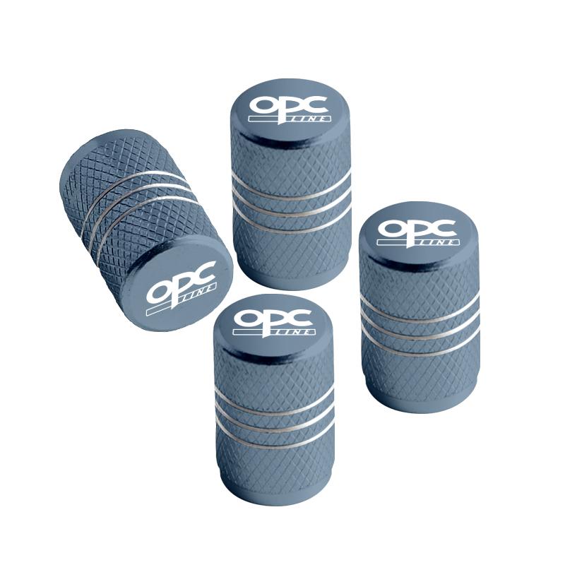

4pcs For Opel Vauxhall OPC Line Logo Insignia Astra Zafira Mokka Antara Aluminum Car Wheel Tire Valve Cap Covers Tyre Rim Stem