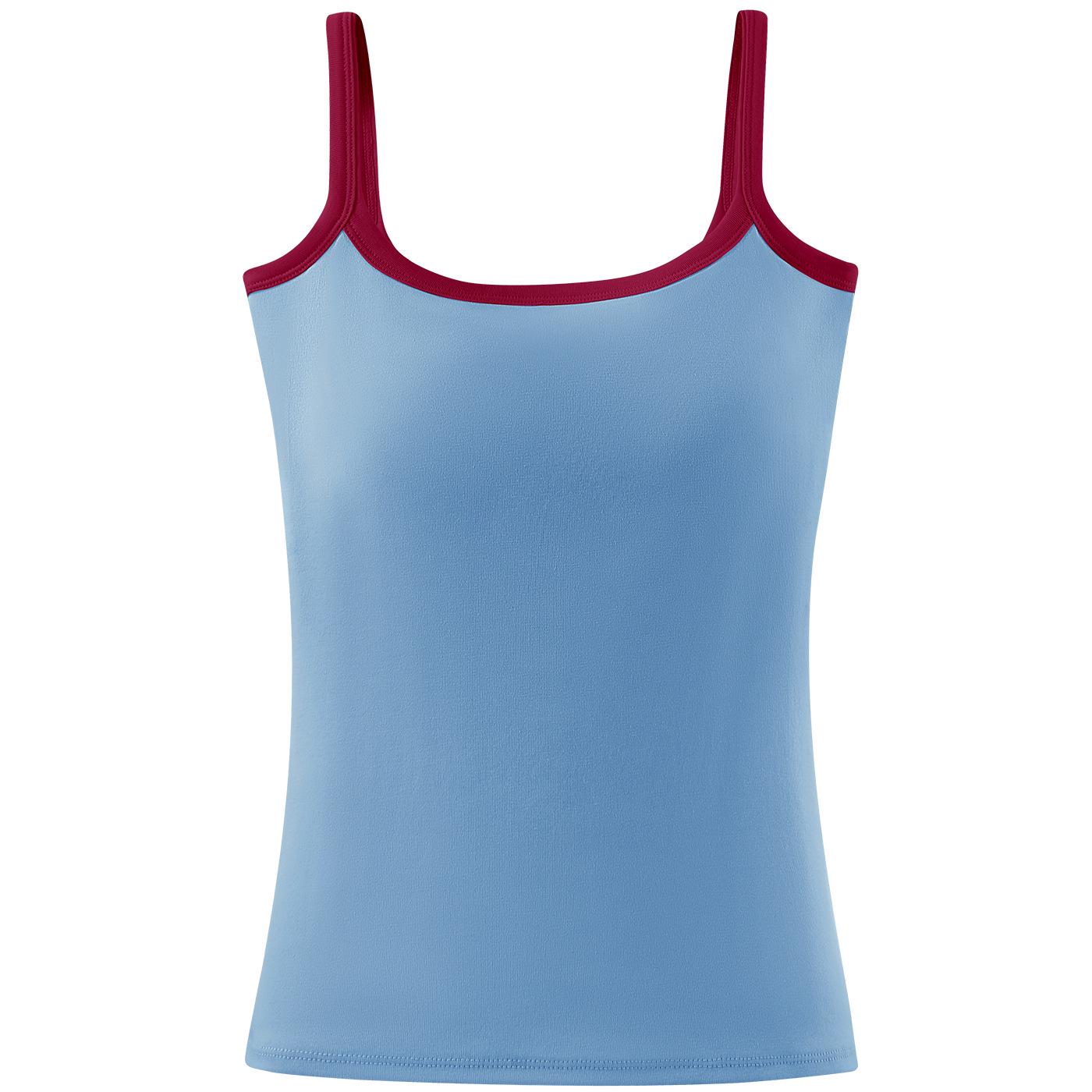 

Жилет в корейском стиле с цветовыми блоками и чашечками – Облегающая майка-топ для женщин, Дерзкий женский топ для весны/лета, Однотонный L (55-70 kg)