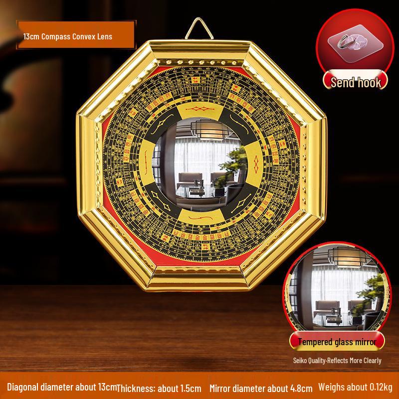

Tai Chi Convex Bagua Mirror for Home and Shop Decor