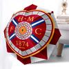 Heart of Midlothian F.C. (Hibs)- Automatic Opening and Closing, 8-rib Structure Portable Umbrella, Suitable for Men and Women in All Seasons