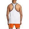 Under Armour Project Rock Get To Work Letter Print Loose Fit Sleeveless Tank Top Men Tops White 1383299-100