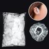 100pcs Disposable Waterproof Ear Cover Transparent Bath Shower Hair Salon  Earmuffs Hair Coloring Ear Protector Cover Caps