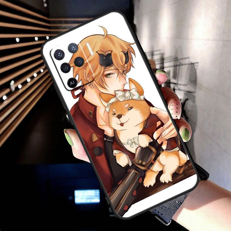 Thoma Genshin Impact Game Case For Oppo A17 A57 A77 A76 A16 A96 A18 A60 A80 A40 A38 A58 A78 A98 A94 A74 A54 A15 A5 Pro