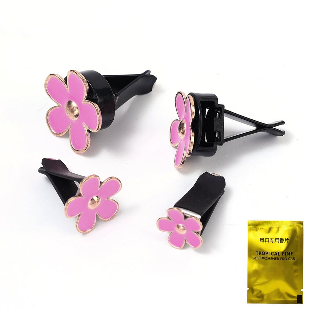Daisy Car Air Outlet Perfumy Klips Uroczy Mini Kwiat Aromaterapia Kreatywny Samochód Dekoracja Wnętrza Odświeżacz Powietrza Akcesoria