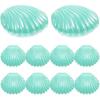 Amosfun 30pcs Sea Shells Candy Boxes Mermaid Party Seashell Candy Tray Jewelry Storage Trinket Box Birthday Valentines Party Supply