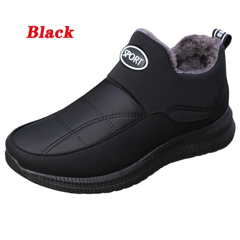 2022 Scarpe invernali da uomo riscaldate Stivaletti in cotone di lana Scarpe imbottite in cotone invernale Scarpe casual Mantieni caldo