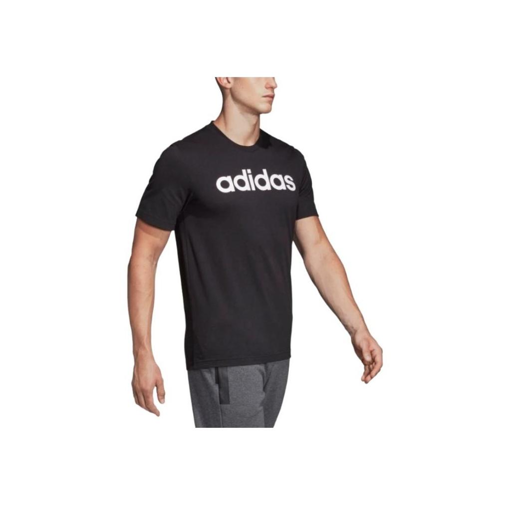 Adidas SS25 American Casual Comfortable Soft Crew Neck Short Sleeve T-Shirt Men Tops Black KA8336