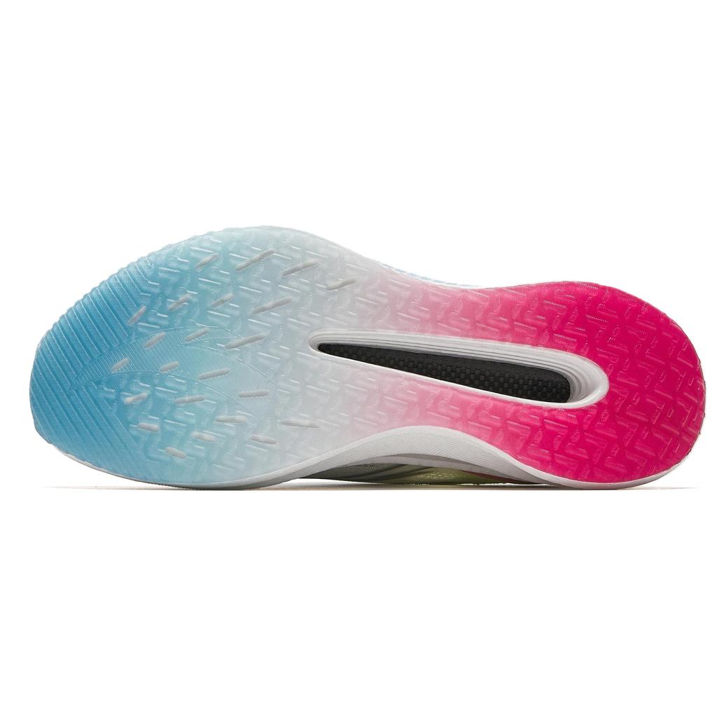 New Anta Cushioned Wear Resistant Breathable Low Top Full Length Carbon Plate Running Shoes Women's White Blue 922425588-7