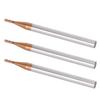 3Pcs Milling Cutter 4 Flutes Tungsten Steel CNC End Mill Cutting Tool 1.5 x 50 x 4T