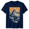 Conquer The Peaks Of Your TShirt Winter Hiking Outdoors Birthday Gift