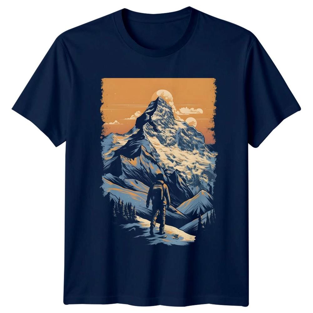 Conquer The Peaks Of Your TShirt Winter Hiking Outdoors Birthday Gift