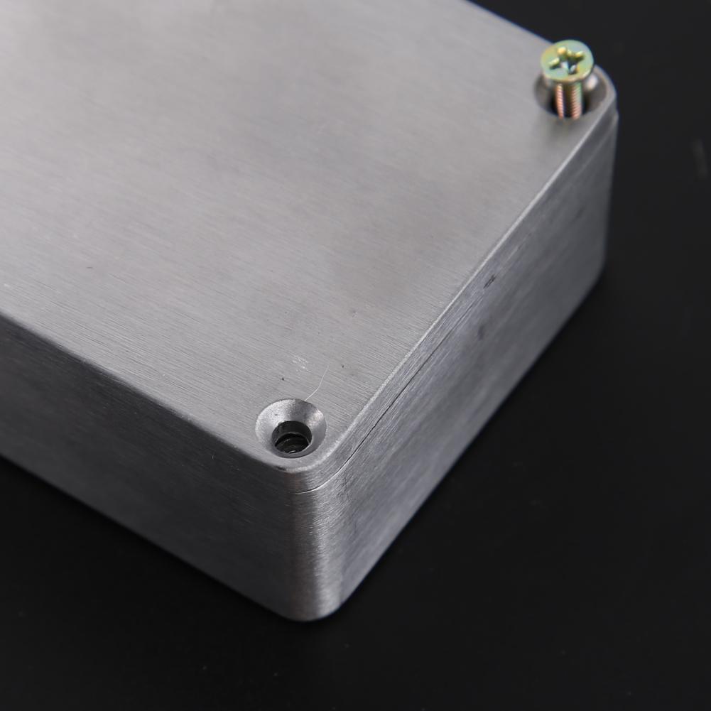 1-5 Peças 1590B Caixa para Pedal de Efeitos de Guitarra Alumínio Fundido Caixa Stomp Box 112x60x31mm Caixa com Interruptor de Alavanca Kit Durável para Instrumento
