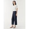 JUZUI Dandelion Embroidered Beaded H-line T-shirt