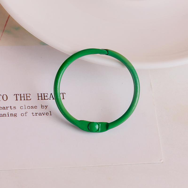 DIY brelok do kluczy: Metalowe ogniwko zaciskowe 30 mm z wykończeniem lakierem wypiekowym