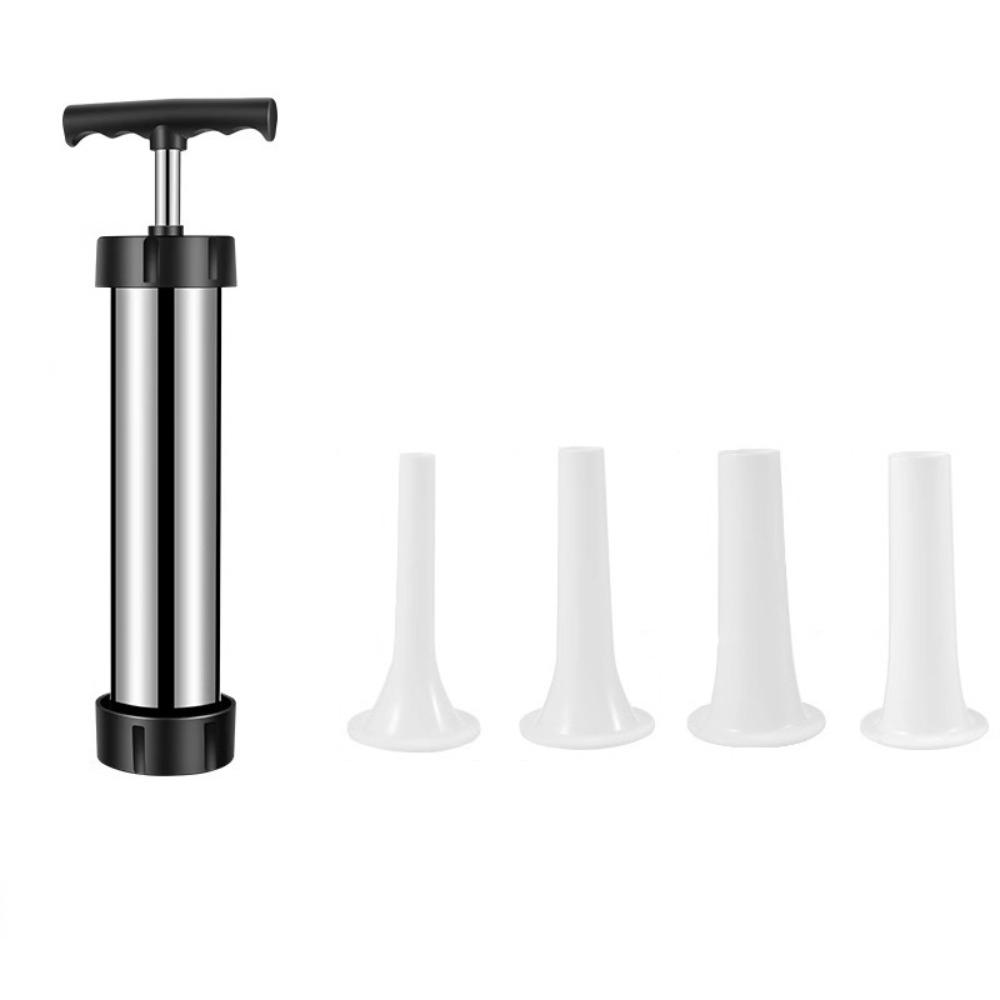 Manaul Sausage Maker Widened Tube Sausage Stuffer Meat Tool Sausage Filler  Restaurant