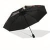 Enchanted Unicorns: A Magical Floral Fantasy Art PrintUmbrella, Portable 3-Fold Compact Umbrella for Men & Women Gift
