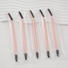 1pc Refreshed Version Beginners' Beauty Brush For Eye Makeup, Dual-Ended Eyelash Comb & Spiral Eyebrow Brush, Portable