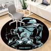 1PC Call of Duty Office Round Rug, Non-slip, Soft and Durable Office Rug for Interior Decoration, Perfect for Office, Beautiful Decoration