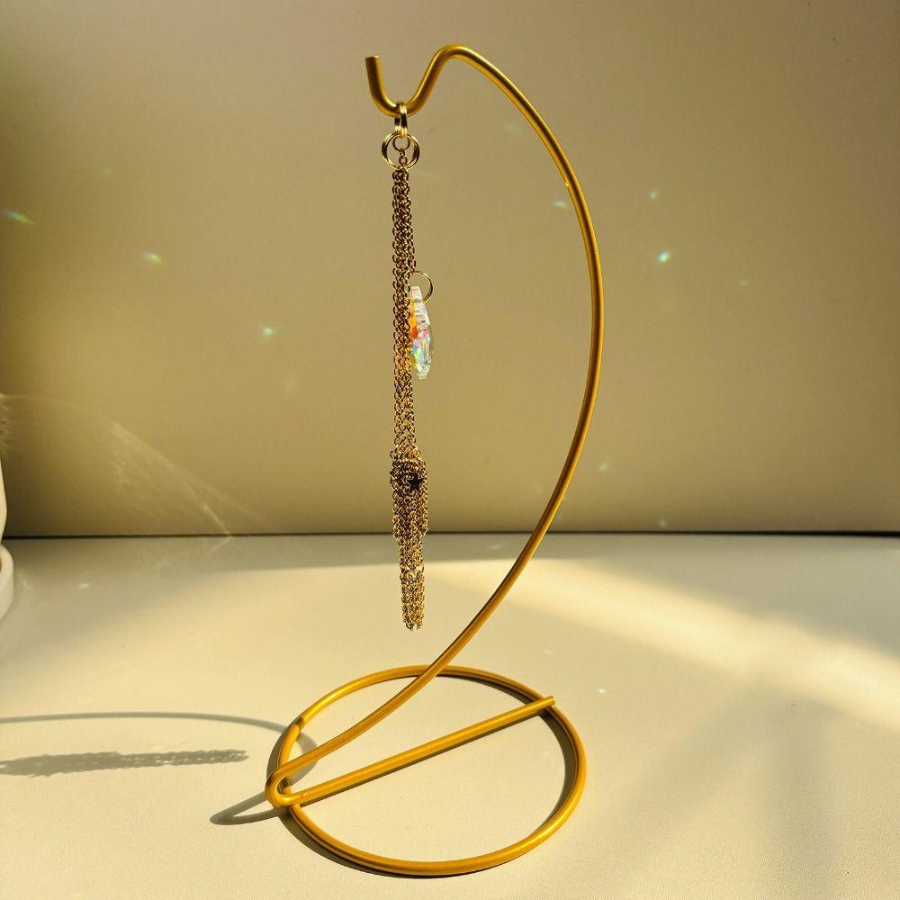 With Display Stand Stone Holder Interchangeable Tabletop Ornament Crystal Holder Cage