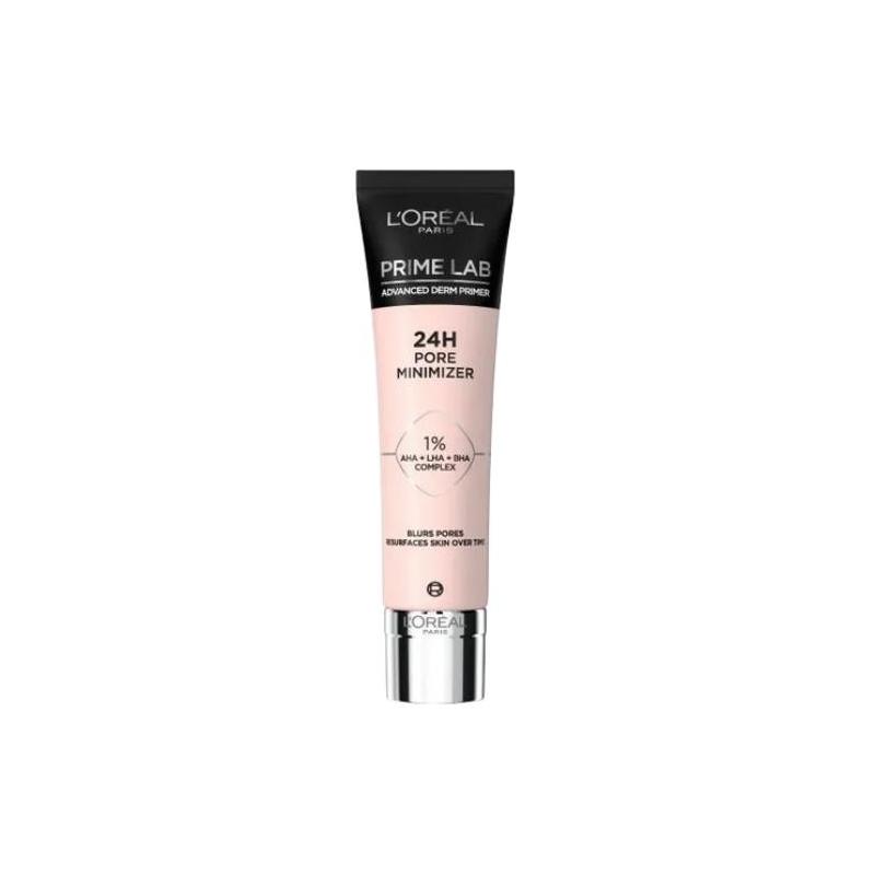 Loreal Paris - makeup primer, long-lasting brightening and brightening skin tone 24H Pore Refining Primer-30ml коричневый